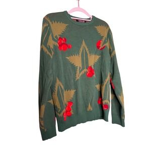 Jeffree Star Green‎ Leaf crewneck Sweater